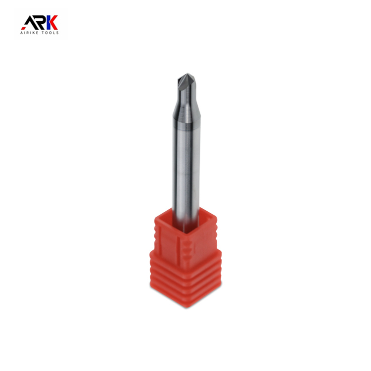 Sex högblanka fräsar i rostfritt stål